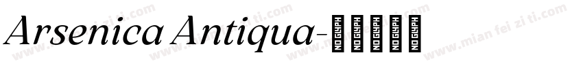Arsenica Antiqua字体转换